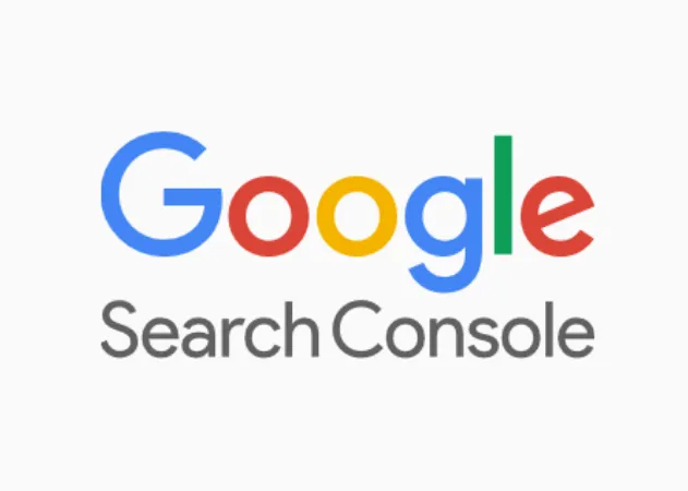 Google Search Console logo, the multicoloured Google wordmark above the words Search Console.